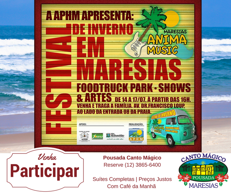 1˚ FESTIVAL DE INVERNO EM MARESIAS - SÃO SEBASTIÃO