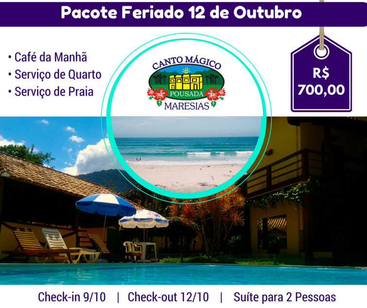 PACOTE FERIADO 12 de Outubro
