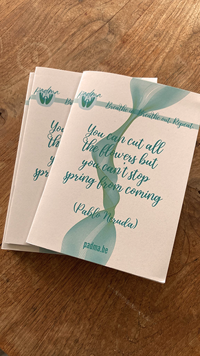 Invulboekjes deelnemers Padma retreat