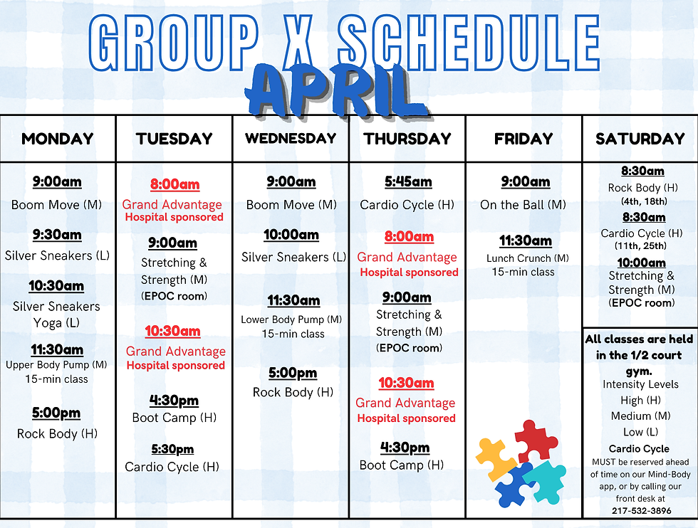 MARCH 2026 GROUP-X SCHEDULE.png