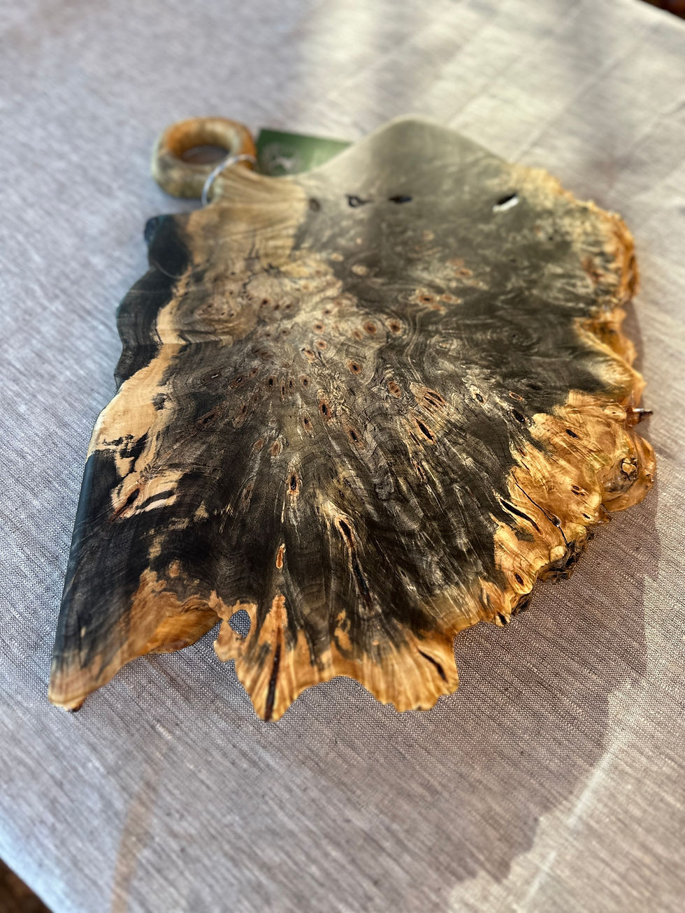 Thumbnail: Curly Buckeye Burl live edge  #162