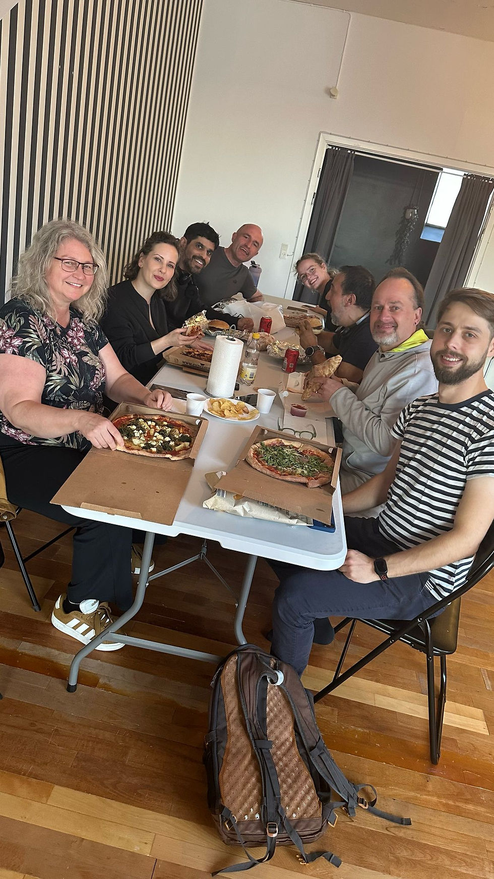 Pizza night before social with the best community in town.