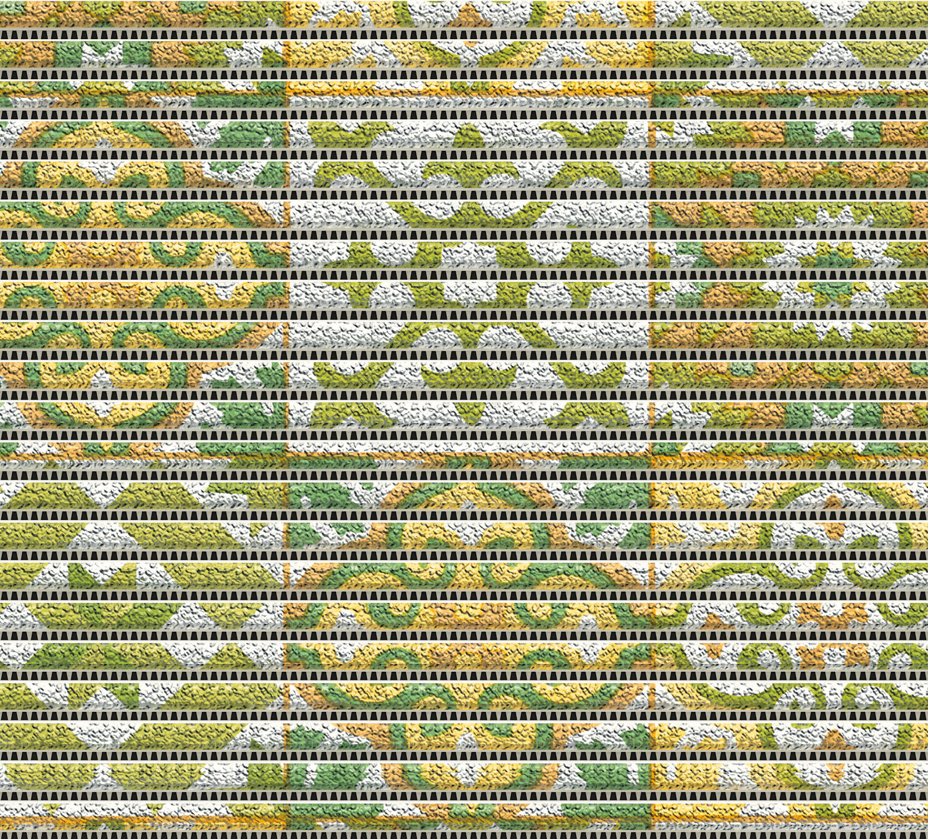 Sympa Nova Tile Antique Yellow Green
