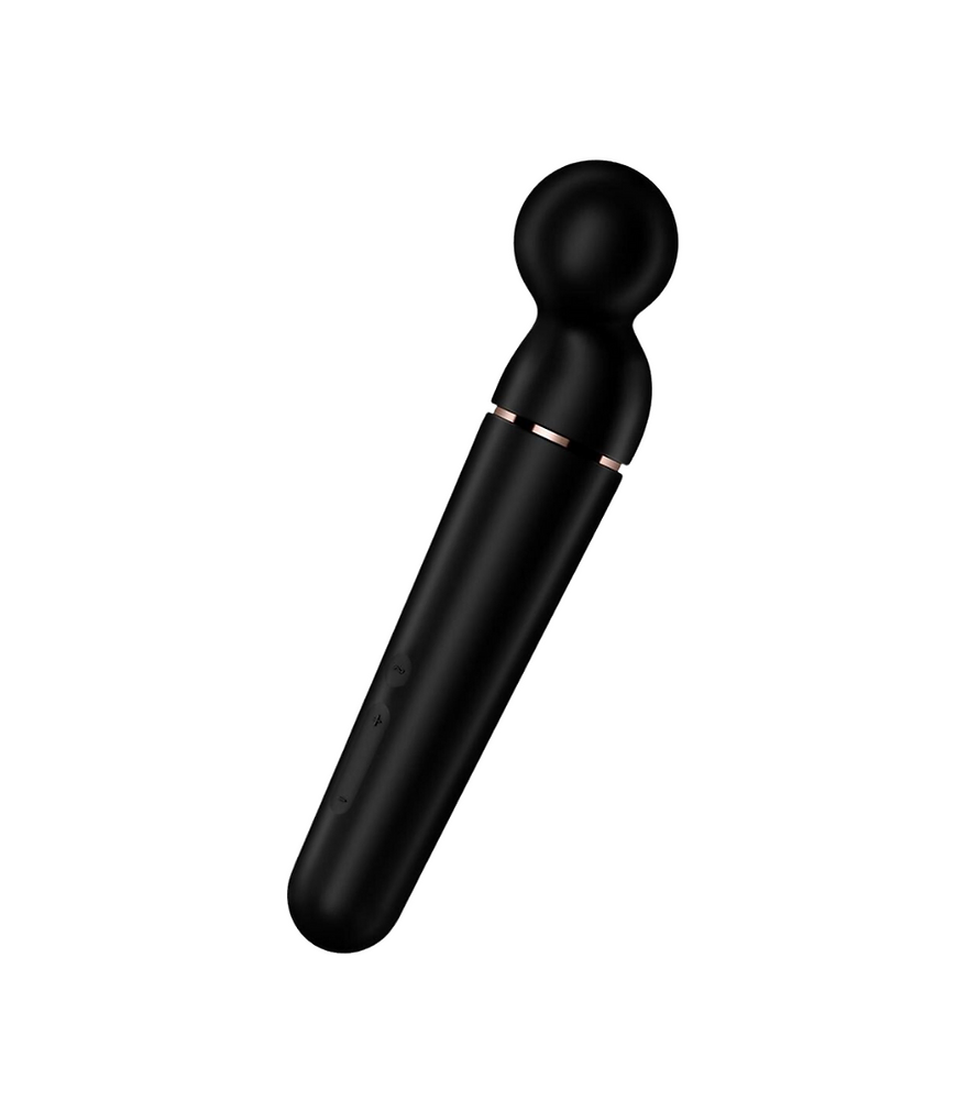 Satisfyer - Planet Wand-er Rechargeable Silicone Body Massager - Black