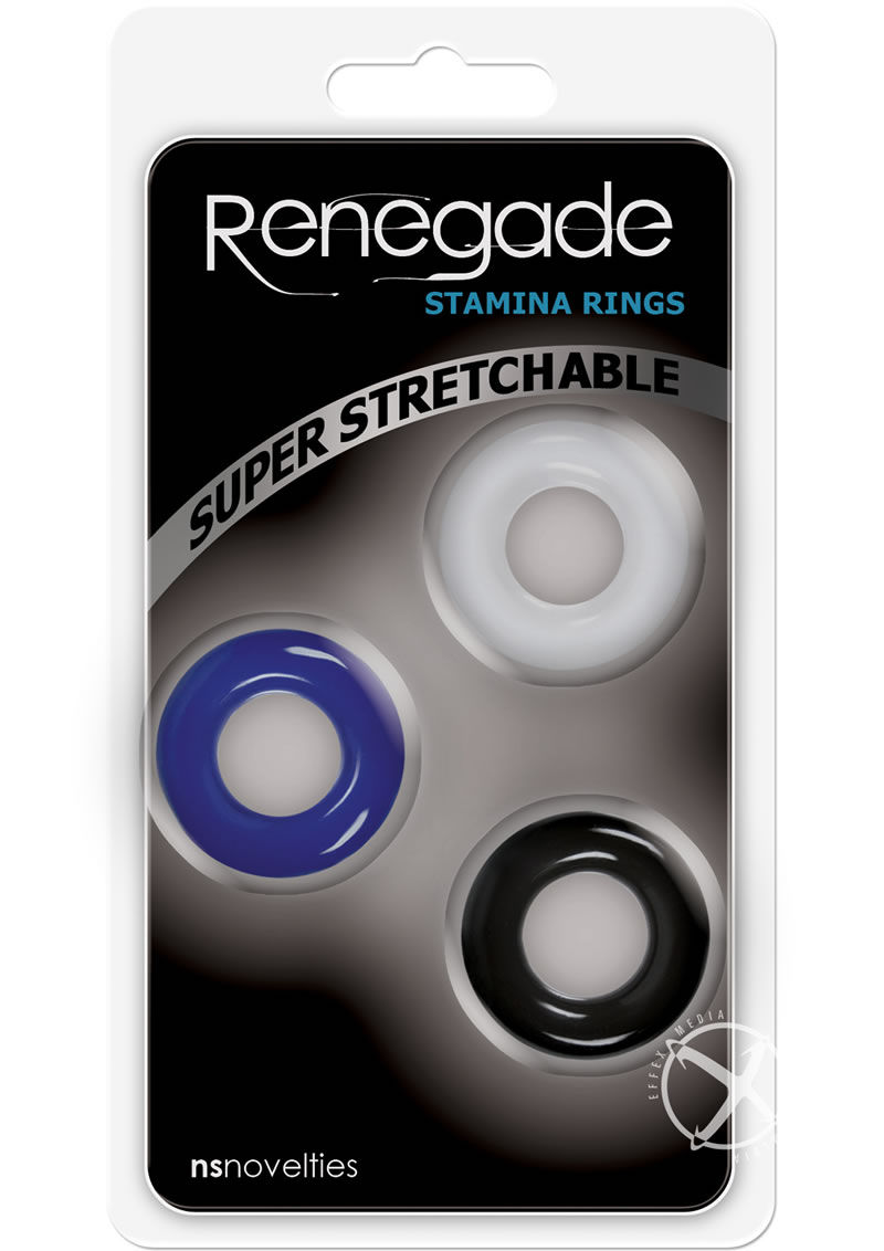 Renegade Stamina Rings - Set of 3 - Assorted Colors