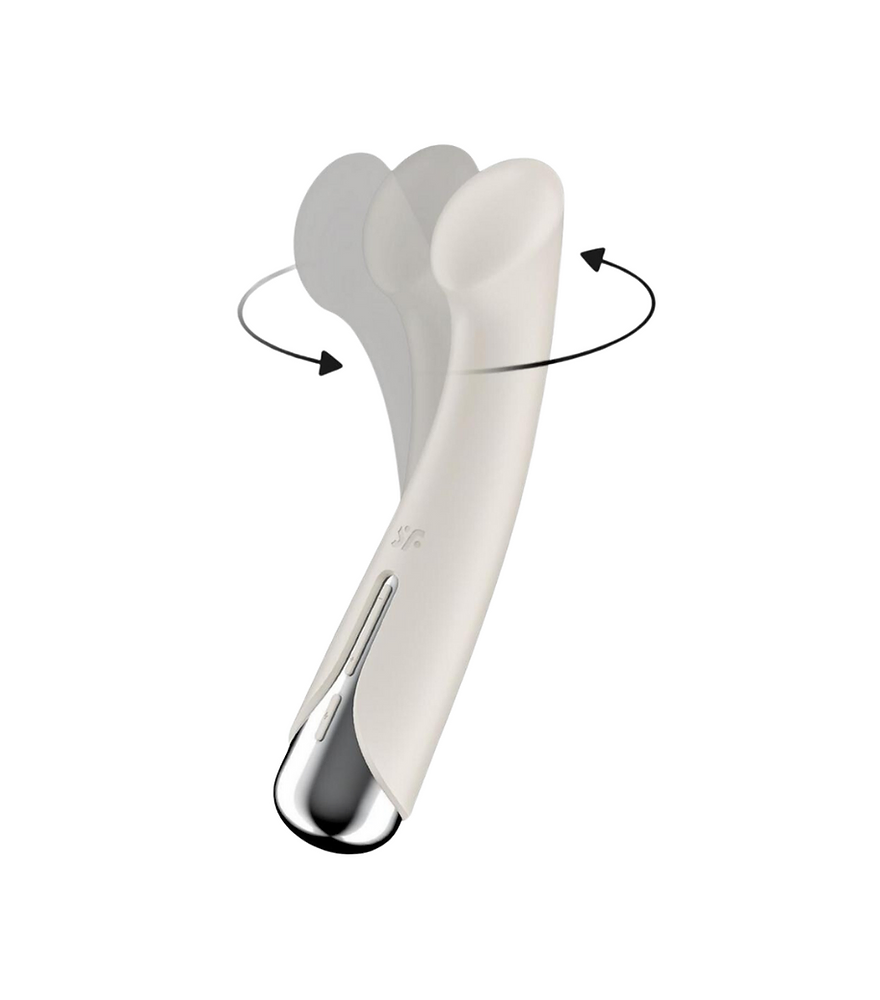 Satisfyer - Spinning G-Spot 1 Rechargeable Silicone Vibrator - Beige