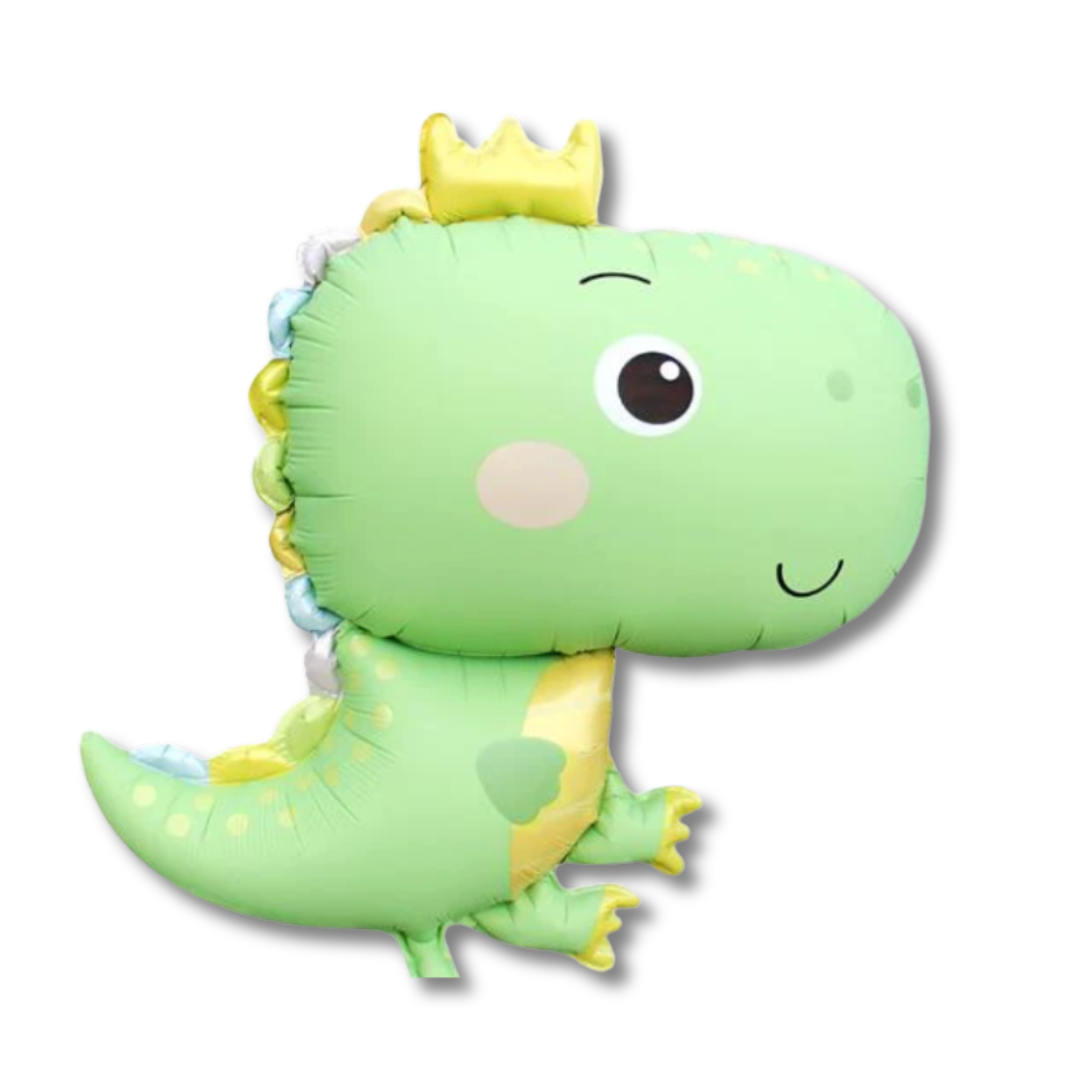 Cute Dine green Foil Balloon | 18 Inch