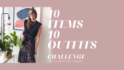 ✨10 Items 10 Outfits Challenge✨