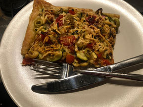 Vegetarische plaattaart