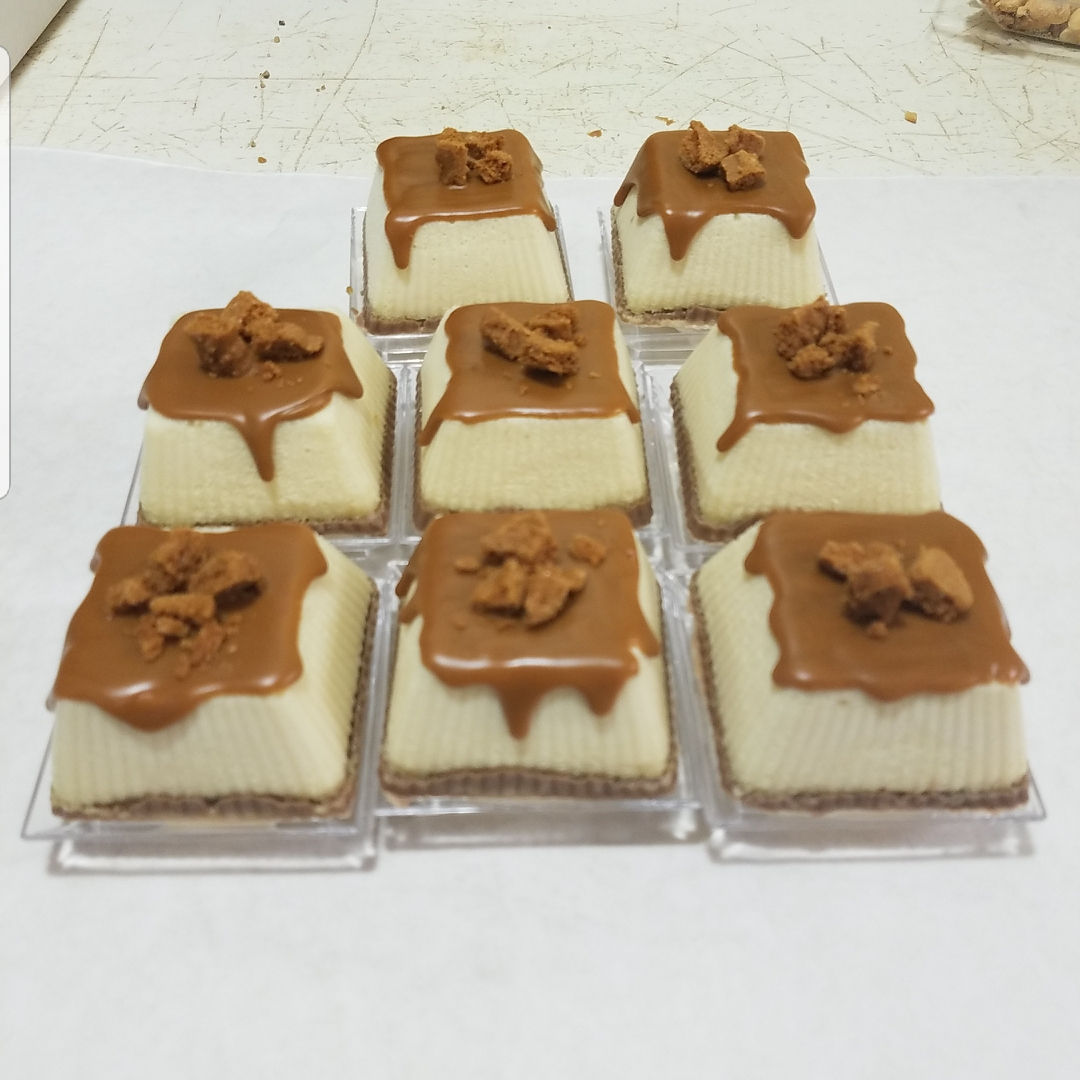 Cheese Lotus on Plate