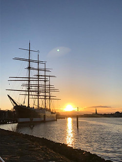 Passat im Sonnenaufgang