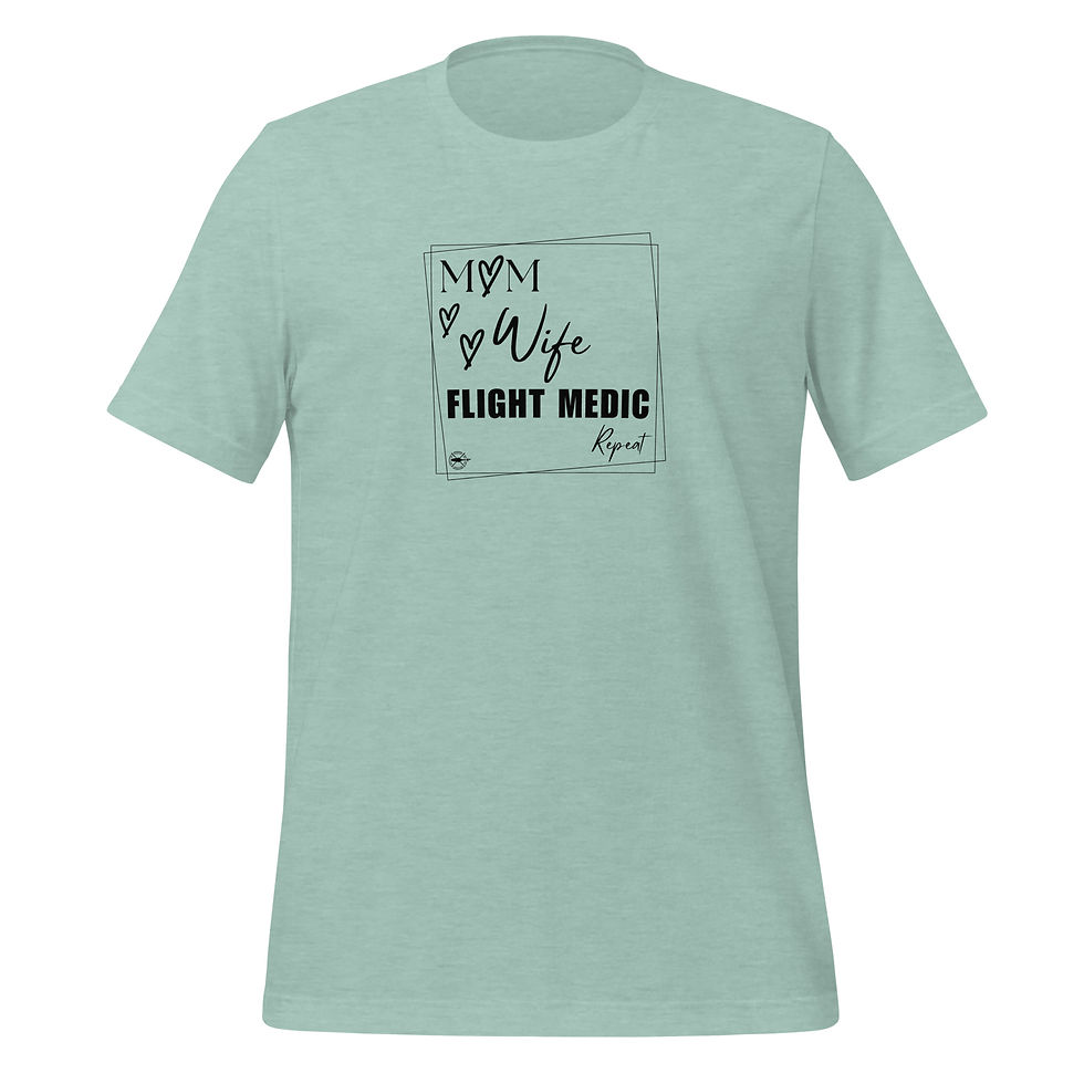 Thumbnail: Mom. Wife. Flight Medic. Repeat Shirt (Unisex) Multiple Colors