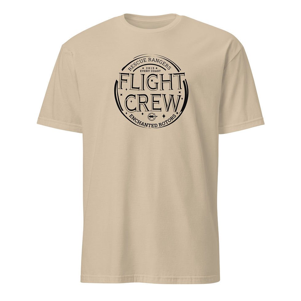 Thumbnail: Rescue Rangers. Enchanted Rotors. Black Logo Shirt (Unisex)