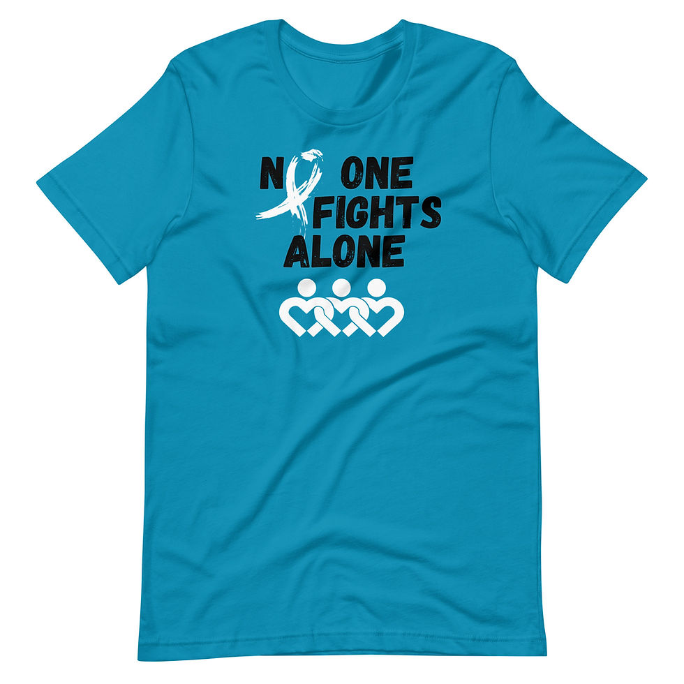 Thumbnail: No one fights alone, Life Link III Blue Shirt (Unisex)