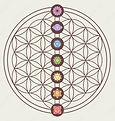 Logo - flower of life and chakras