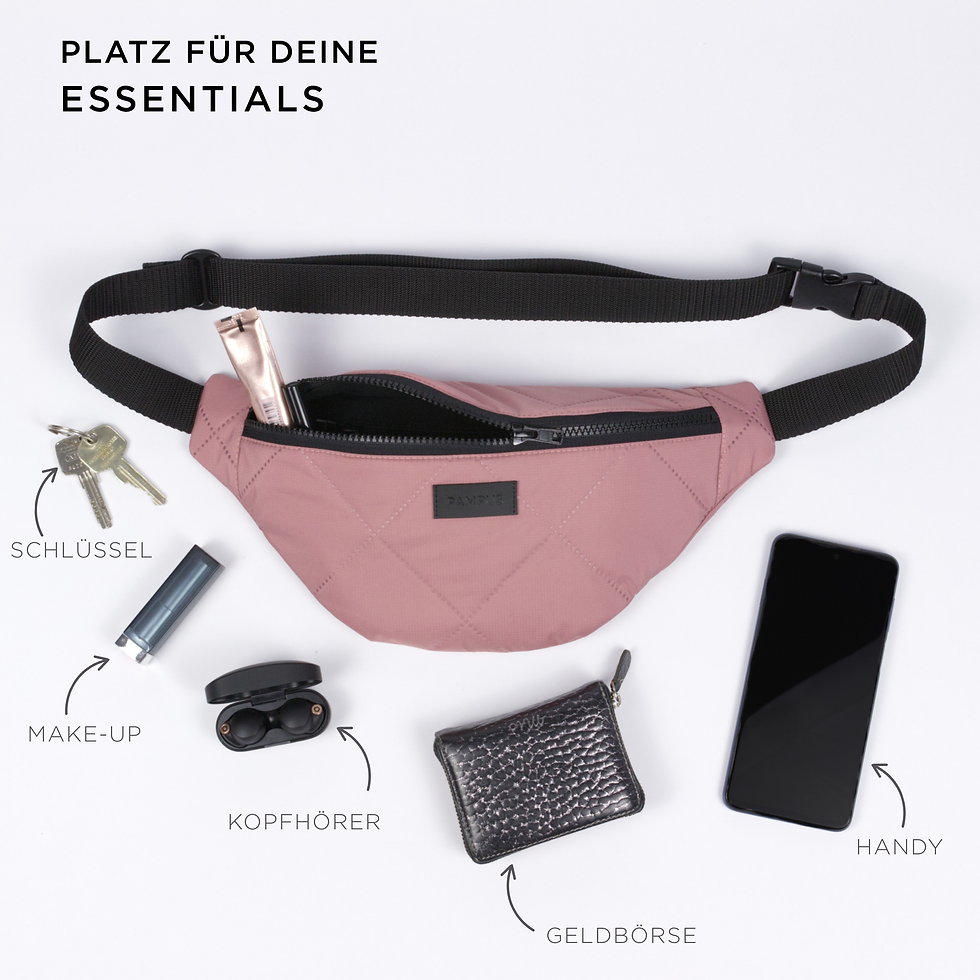 Miniaturbild: GÜRTELTASCHE CARRY / puder (Cord)