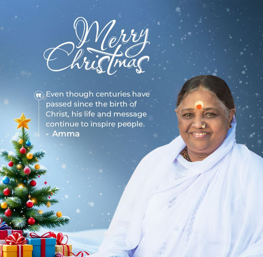 Frohe Weihnachten - Auszüge aus Ammas Botschaft