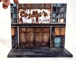 Cozart's Chop Shop (Commission) Mixed Media Sculpture.