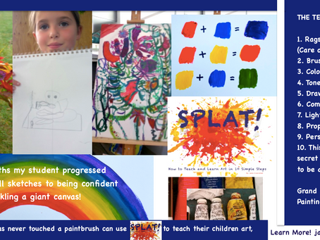 Teaching Art is DELICATE work...
