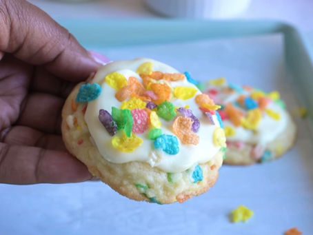 Fruity cereal cookies