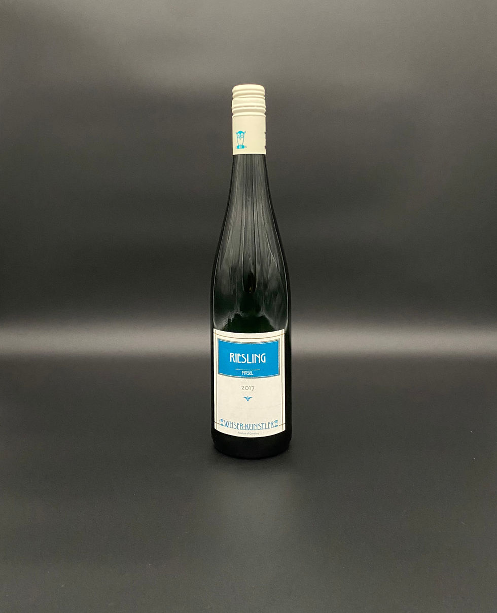 Riesling 2017 von Weiser-Künstler Weißweinflasche von der Mosel