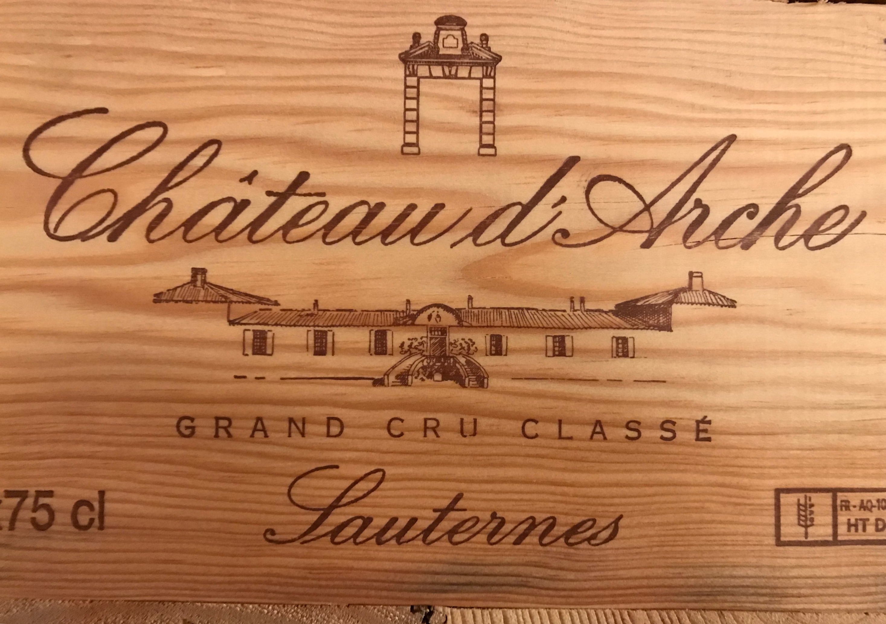 Chateau D'Arche 2010 Weißwein aus Sauternes