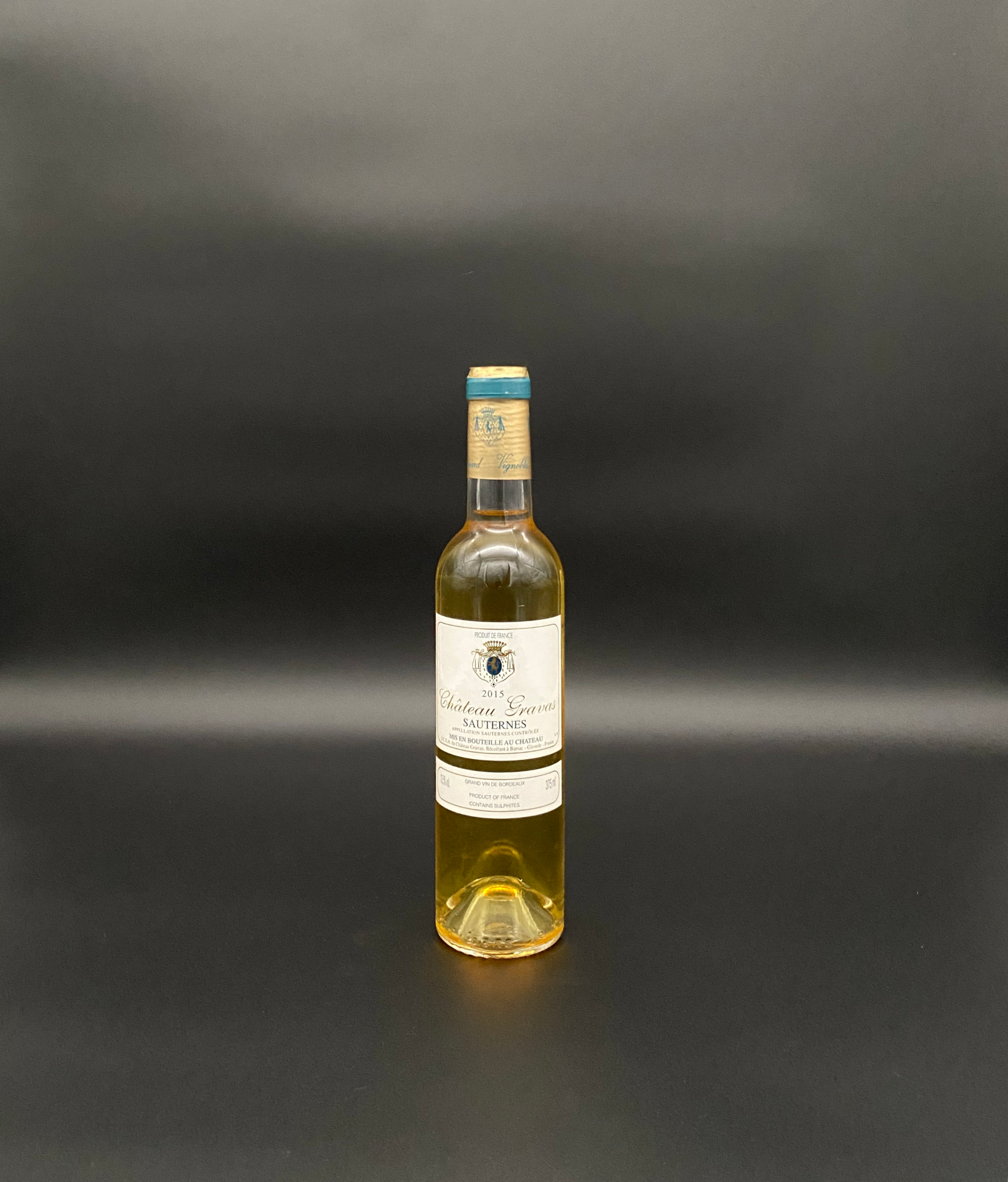 Chateau Gravas 2015 0,375 l Weißweinflasche aus Sauternes