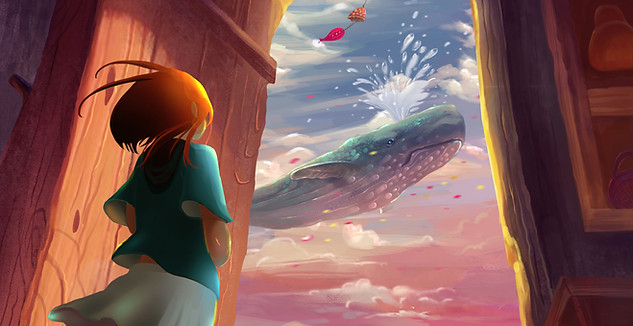 Girl and Whale Anime