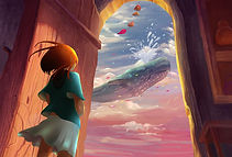 Girl and Whale Anime