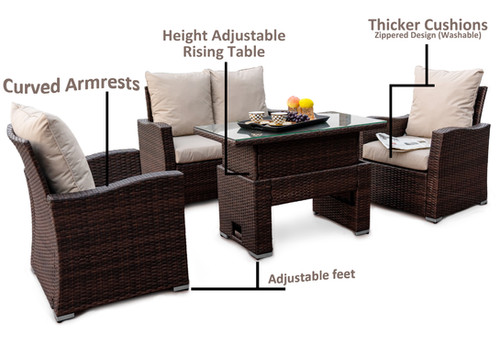 Rattan Chairs Garden Chairs And Table Amazon Amazon Wicker Patio
