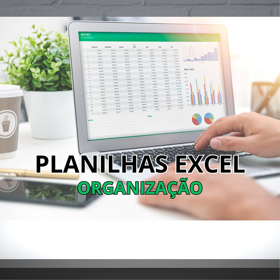 Tabela Excel Organização