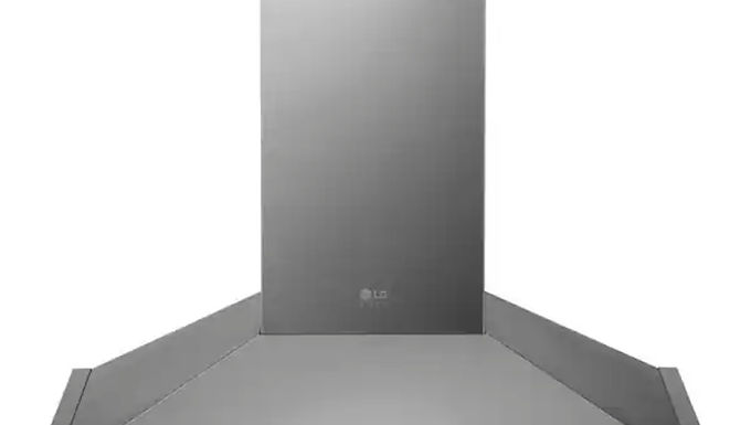 LG STUDIO 36 in. SMART Wall Mount Range Hood in Stainless Steel with Light Stainless Steel
