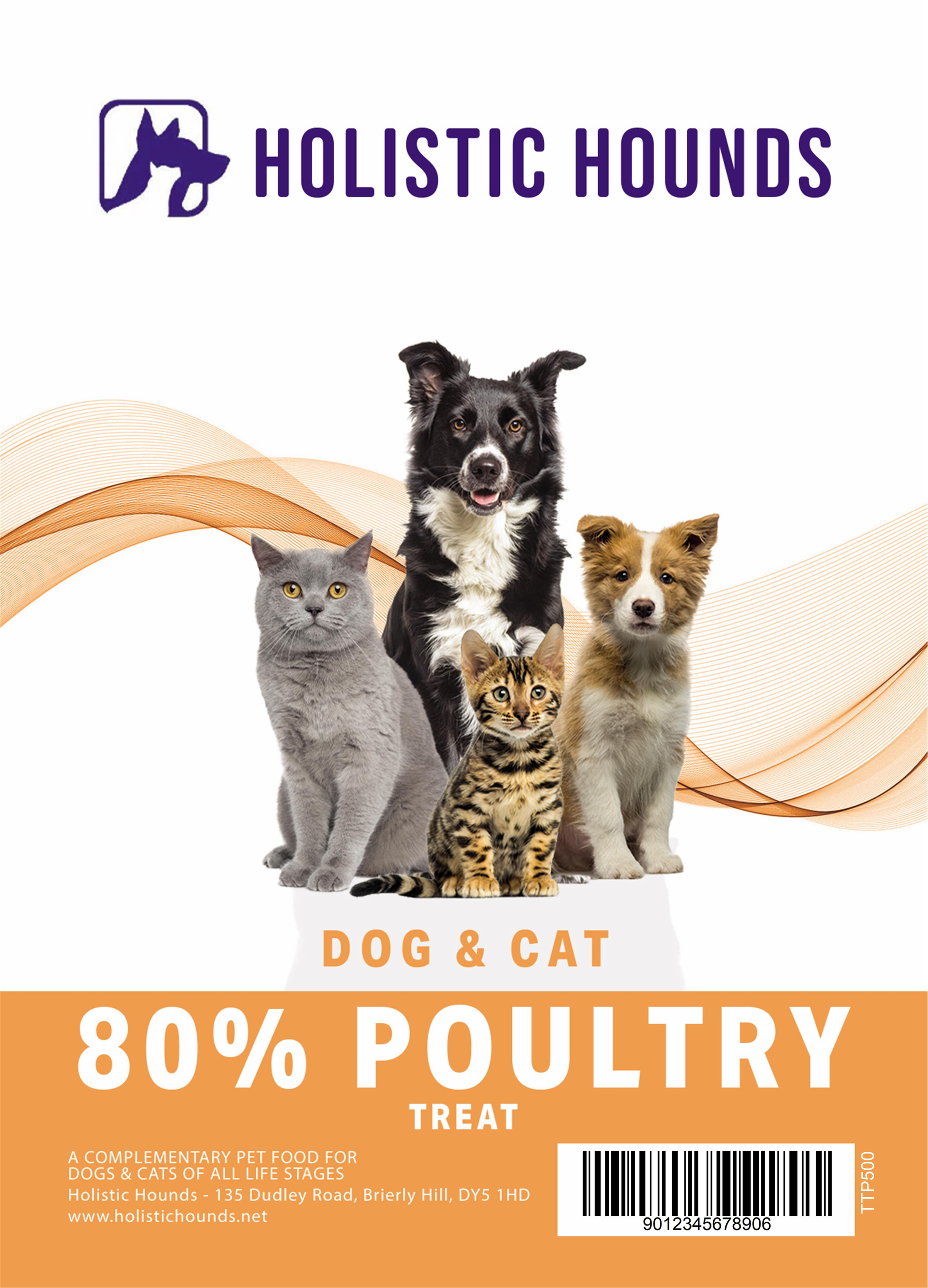 80% Poultry Treats 500g