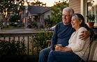 Diverse Elderly Couple