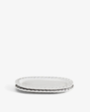 Pair of Impressions Hand Built Cookie Plates - Core Collection