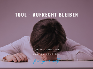 Tool aufrecht bleiben