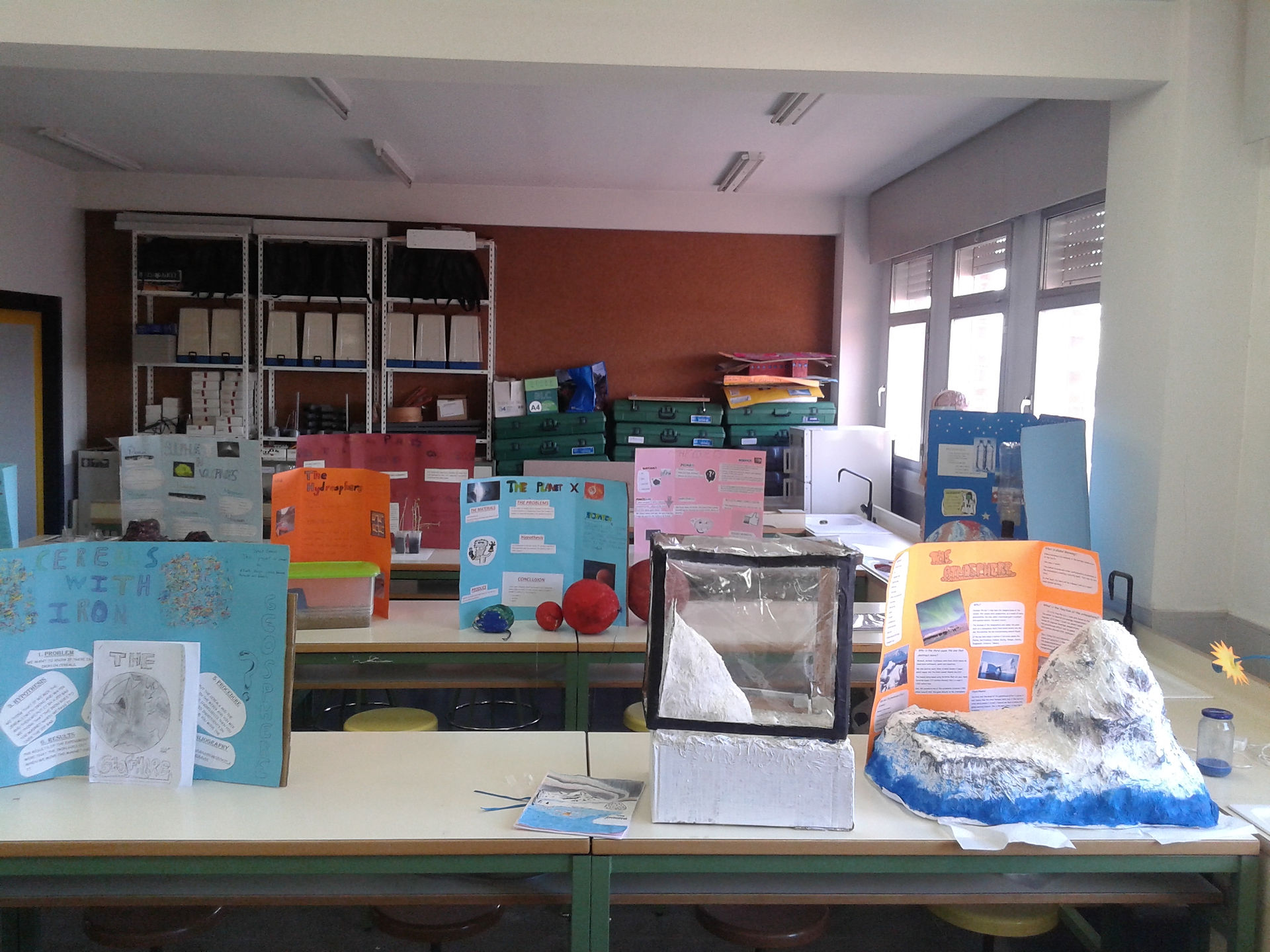 Feria en laboratorio