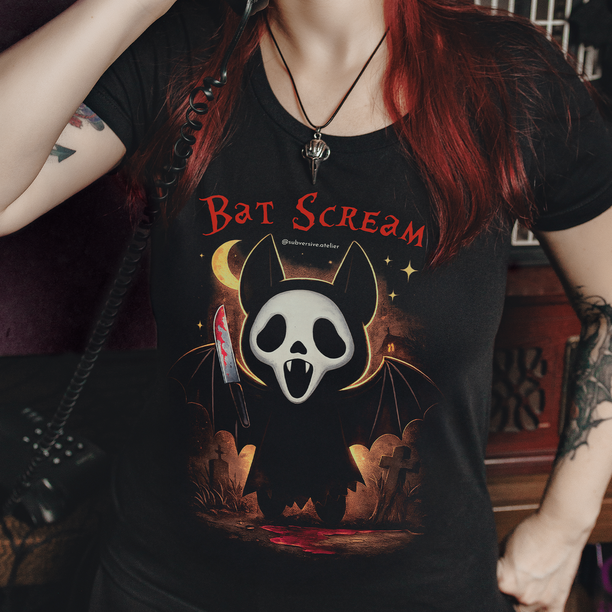 Camiseta Bat Scream