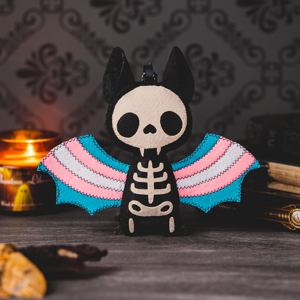 Miniatura: Mini Bat Skull Pride 16cm