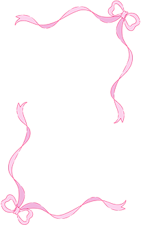 A pink ribbon frame