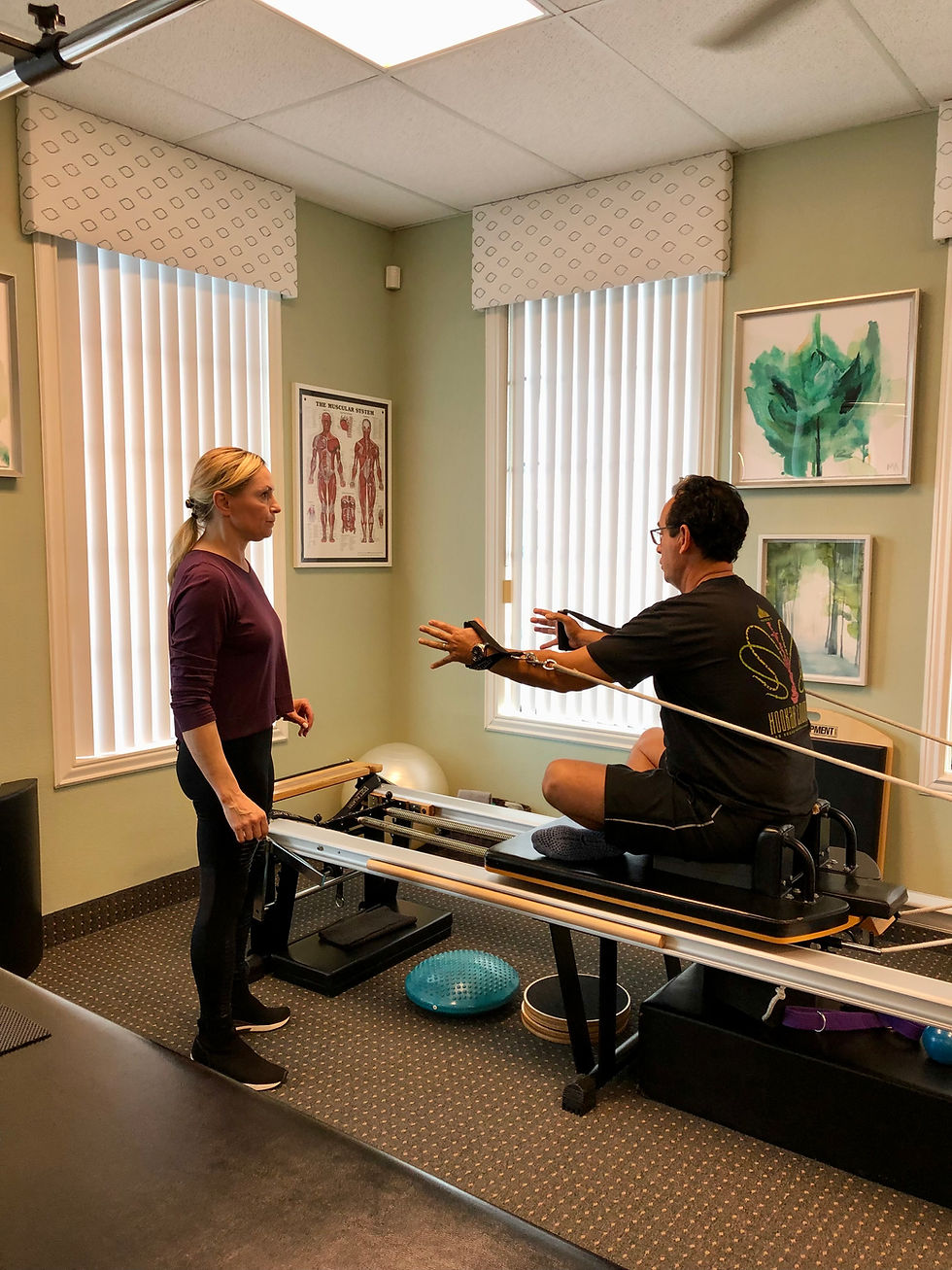 Irina working with a Client