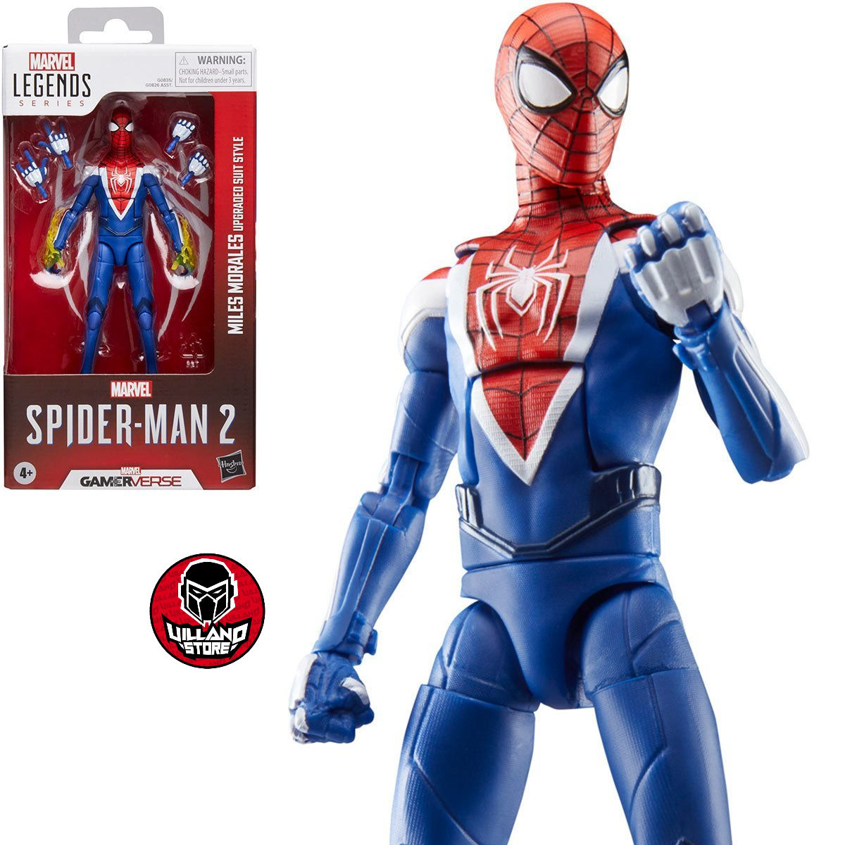Spider-Man Marvel Legends Series Gamerverse Miles Morales Upgraded Suit Style 6-