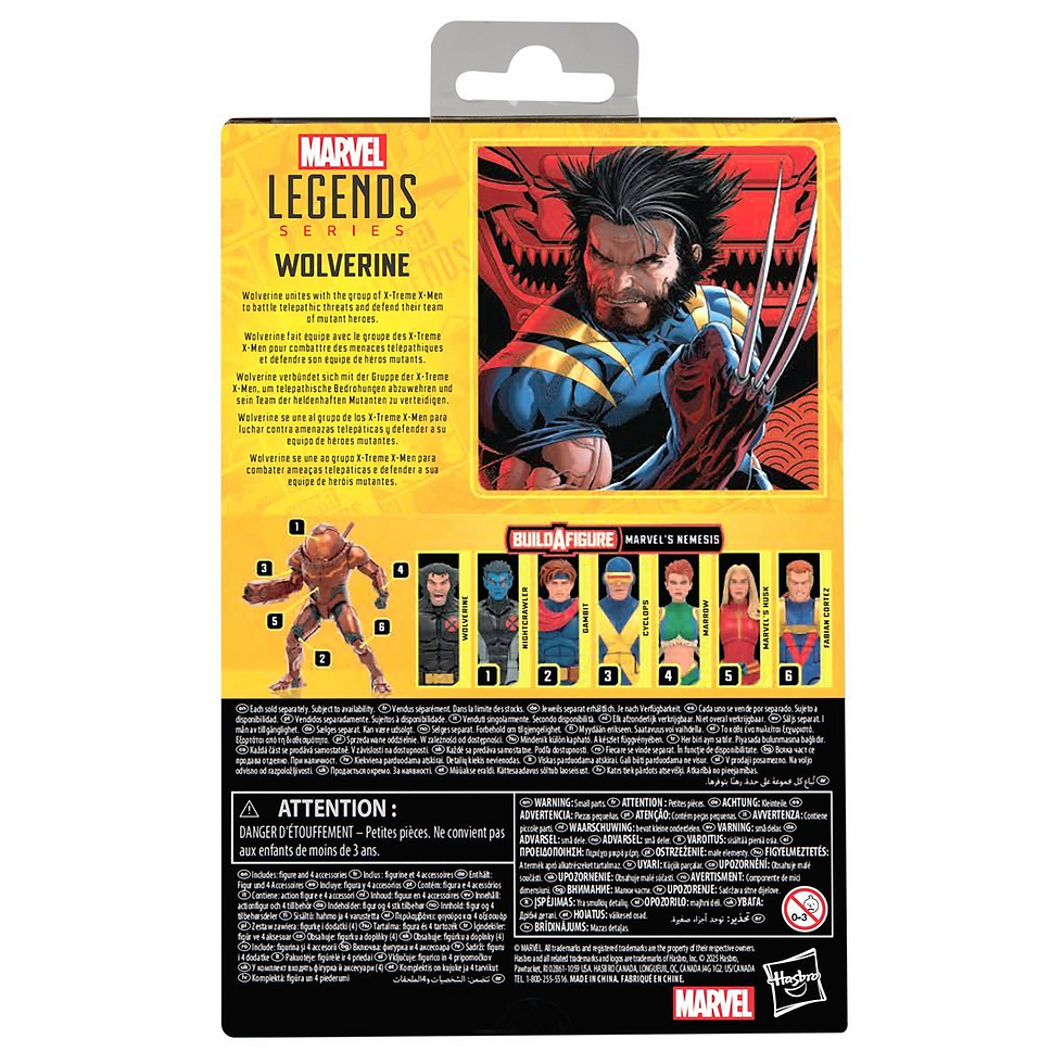 Miniatura: X-Men Marvel Legends Wolverine X-Treme 6-Inch Action Figure