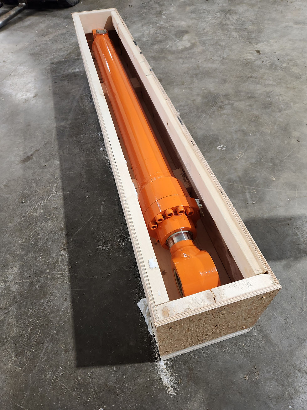Crated Hitachi Arm Cylinder