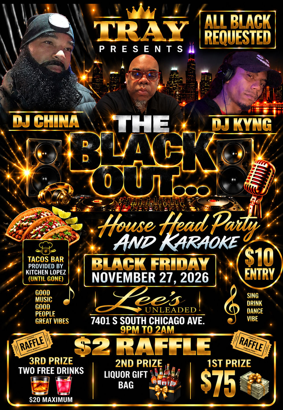 The Black Out House Party With Dj China & Dj Kyng
