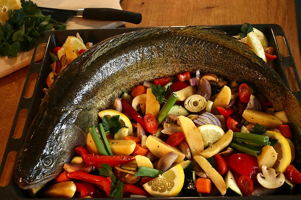 Rezeptbild Zander auf mediterranem Gemüsebett