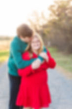Couple embraces at Blandy Farm in Boyce, Virginia