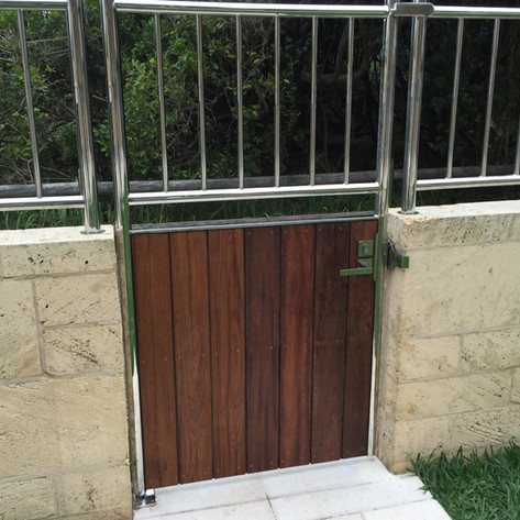 Custom Stainless Steel balustrade, pool fence  & gate 