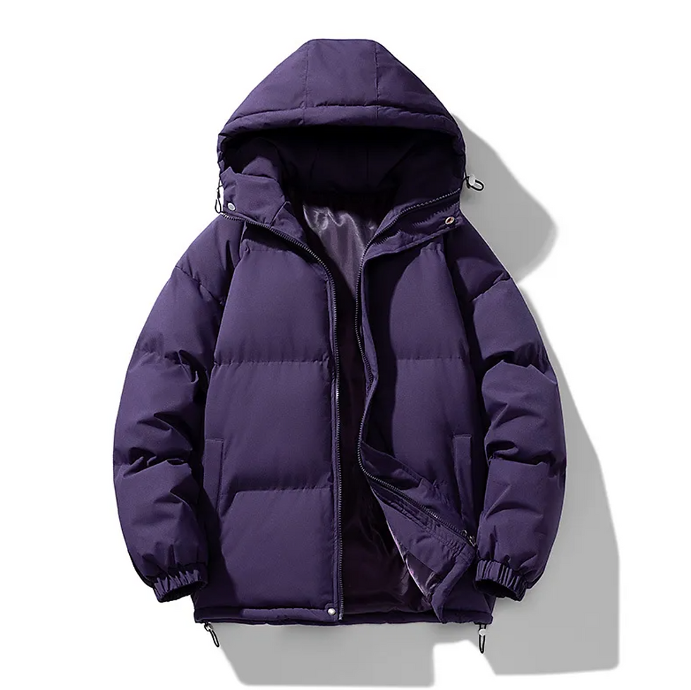 Thumbnail: Men's Padded Hoodie Jacket