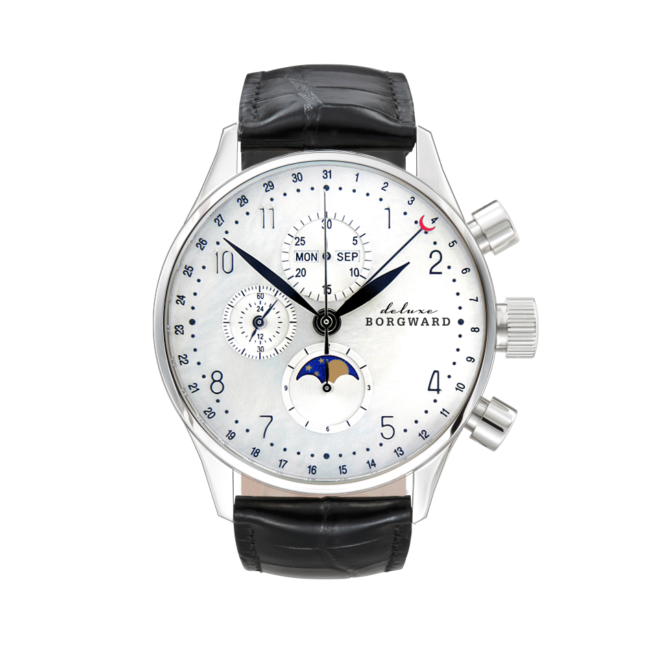 P100 Deluxe Chronograph Perlmutt